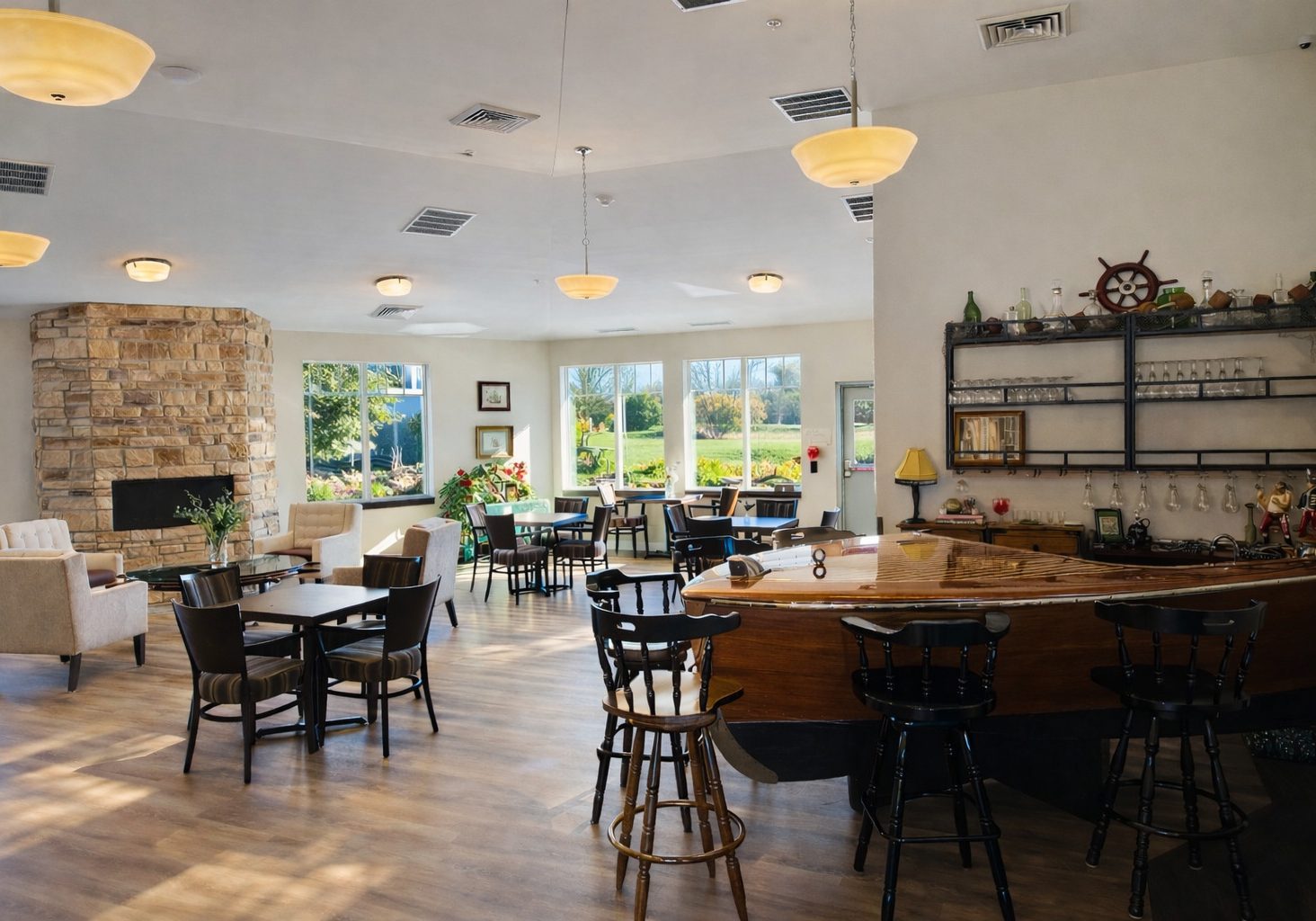 Bright Boat Bar community room