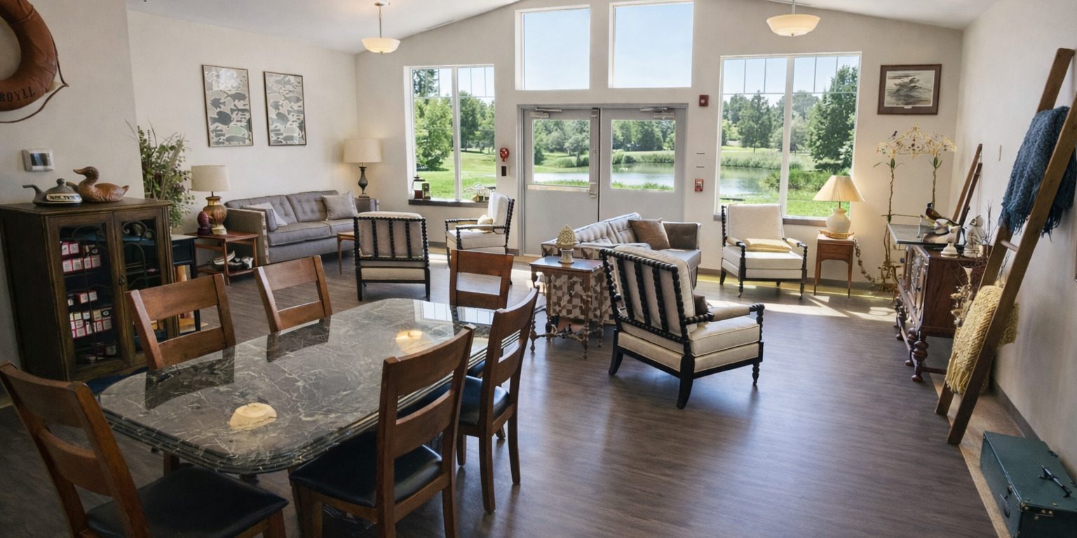 Spacious living area
